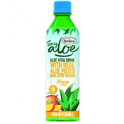 Vásároljon Grace say aloe zero ital mango édesítőszerrel 500ml terméket - 410 Ft-ért