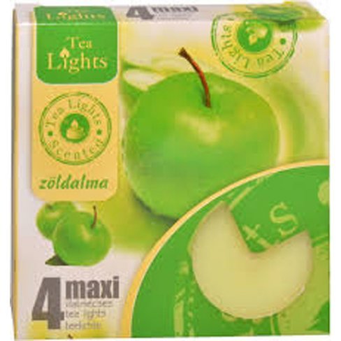 Vásároljon Illatos teamécses tl4 maxi zöldalma 4db terméket - 481 Ft-ért