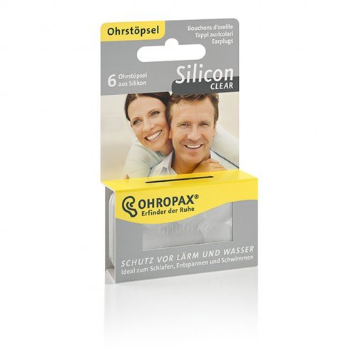 Vásároljon Ohropax silicon clear füldugó 6db terméket - 1.990 Ft-ért