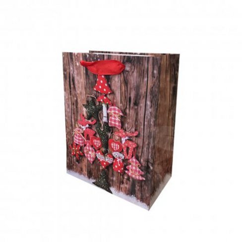 Vásároljon Qx ajándéktáska patchwork fenyőfa 18*23 cm 1db terméket - 171 Ft-ért