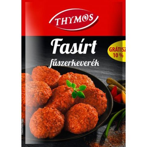 Vásároljon Thymos fasírozott fűszerkeverék +10% grátisz 33g terméket - 227 Ft-ért