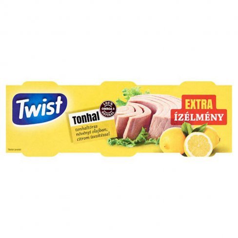 Vásároljon Twist tonhaltörzs növényi olajban citrom 3x80g 240g terméket - 1.515 Ft-ért
