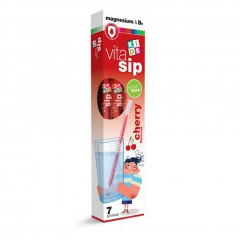 Vásároljon Vitasip kids ízesített szívószál mg+b6 vitamin cseresznye íz 7db terméket - 825 Ft-ért