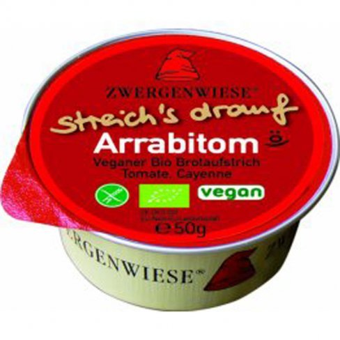 Vásároljon Zwergenwiese bio szendvicskrém arrabitom egy adagos 50g terméket - 479 Ft-ért