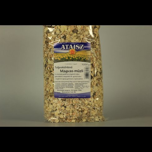 Vásároljon Ataisz teljes kiőrlésű müzli magvas 1000g terméket - 800 Ft-ért