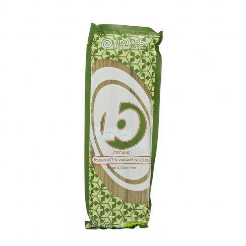 Vásároljon King soba bio gluténmentes barnarizs-wakame tészta 250g terméket - 1.162 Ft-ért