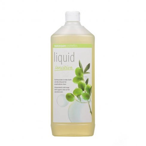 Vásároljon Sodasan bio folyékony szappan sensitiv 1000ml terméket - 2.979 Ft-ért