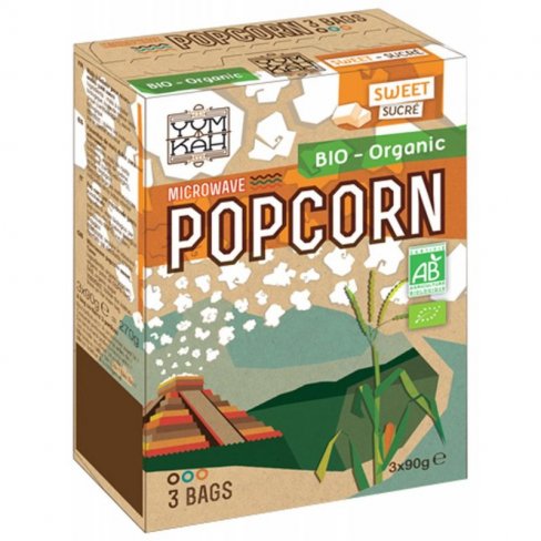 Vásároljon Bio yum  kah micro popcorn sós 3x90g terméket - 1.224 Ft-ért