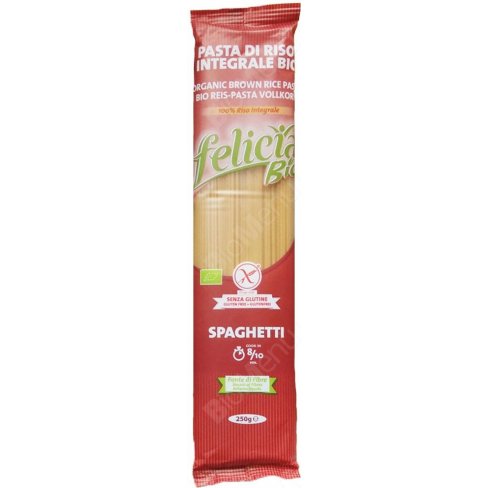 Vásároljon Felicia bio barnarizs spagetti gluténmentes tészta 250 g terméket - 1.148 Ft-ért