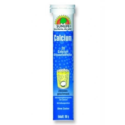 Vásároljon Sunlife kalcium pezsgőtabletta 20db terméket - 846 Ft-ért