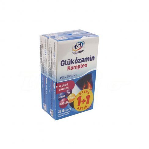 Vásároljon 1x1 vitamin glükózamin komplex filmtabletta bioperine-nel 30+30db terméket - 1.394 Ft-ért