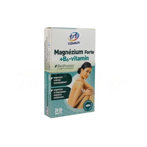 Vásároljon 1x1 vitamin magnézium forte+b6-vitamin filmtabletta 28db terméket - 1.160 Ft-ért
