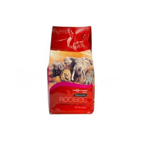 Vásároljon African dawn rooibos tea eper vanília  ízű 40db terméket - 2.135 Ft-ért