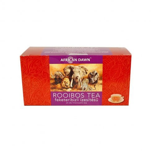 Vásároljon African dawn rooibos tea feketeribizli ízű filteres 20db terméket - 1.048 Ft-ért