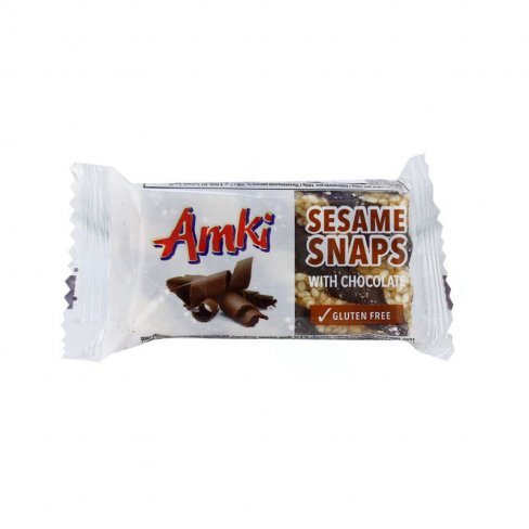 Vásároljon Amki gluténmentes csokoládés szezám szelet 30g terméket - 163 Ft-ért