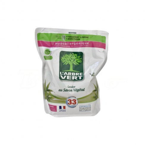 Vásároljon Arbre vert folyékony mosószer utántöltő növényi szappannal 1500ml terméket - 3.861 Ft-ért