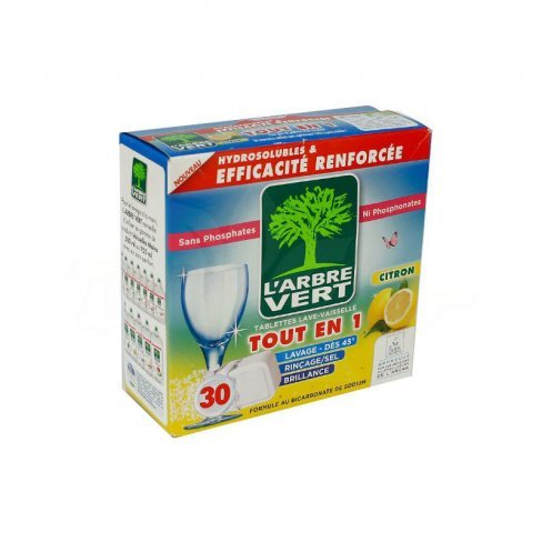 Vásároljon Arbre vert mosogatógép tabletta 3in1 30db terméket - 3.651 Ft-ért