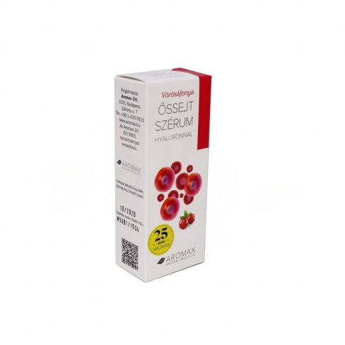 Vásároljon Aromax vörösáfonya őssejt szérum hyaluronnal 20 ml terméket - 3.603 Ft-ért