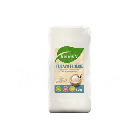 Vásároljon Benefitt tejsavó fehérje koncentrátum  500g terméket - 2.534 Ft-ért