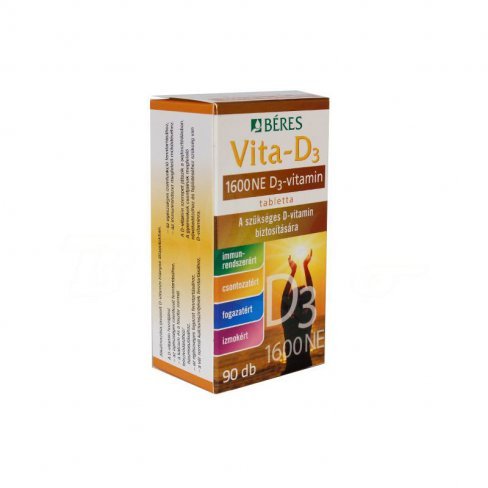 Vásároljon Béres vita-d3 1600 ne tabletta 90db terméket - 2.326 Ft-ért