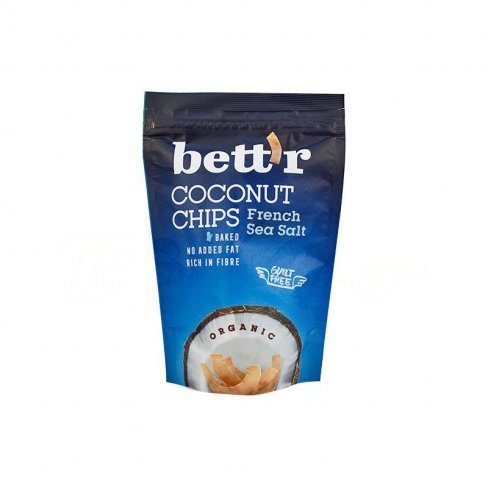 Vásároljon Bettr bio kókuszchips francia tengeri sós 70g terméket - 403 Ft-ért