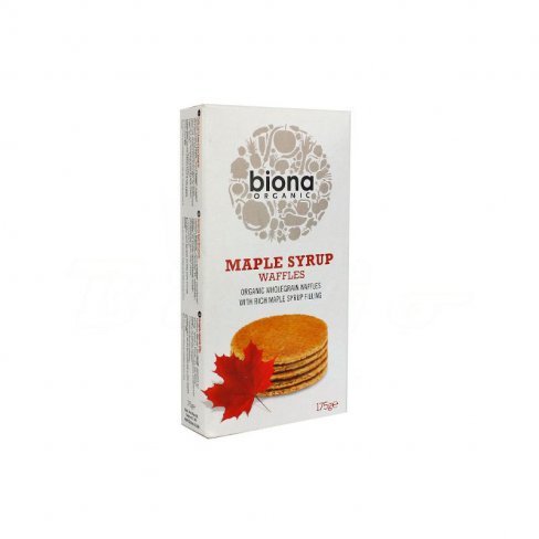 Vásároljon Bio biona waffel juharszirupos 175g terméket - 1.087 Ft-ért