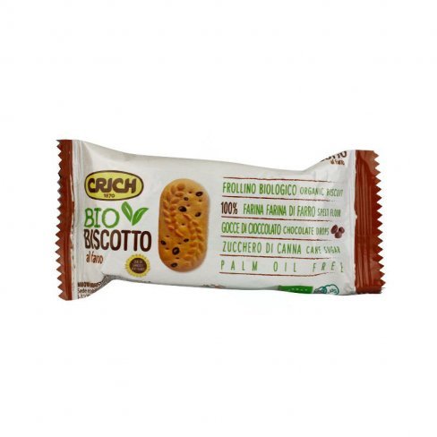 Vásároljon Bio crich keksz tönkölybúzával és csokoládé csepekkel 22g terméket - 146 Ft-ért