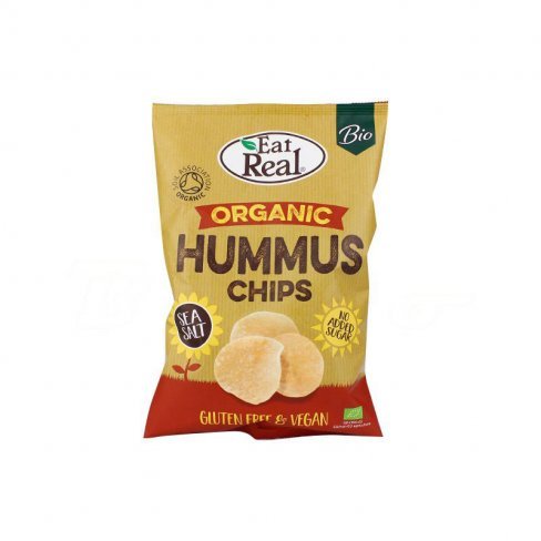 Vásároljon Bio eat real hummus chips tengeri sós 100g terméket - 1.104 Ft-ért