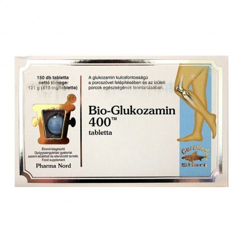 Vásároljon Bio-glukozamin 400 tabletta 150db terméket - 11.234 Ft-ért