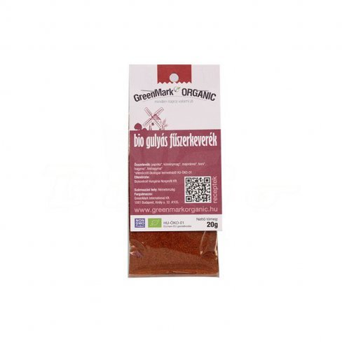 Vásároljon Bio greenmark gulyás fűszerkeverék 20g terméket - 467 Ft-ért