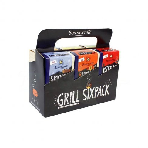 Vásároljon Bio grill sixpack- sonnentor grill fűszerválogatás 6db terméket - 8.847 Ft-ért