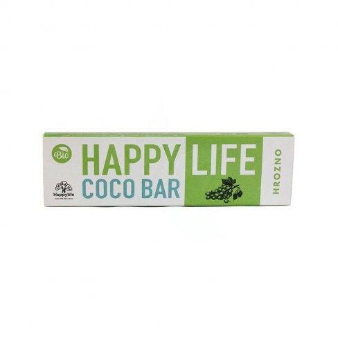Vásároljon Bio happy life coco bar mazsolás kókuszos szelet 40g terméket - 354 Ft-ért