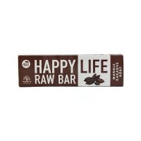 Bio happy life raw bar mandulás hántolt-kakaóbabos szelet 42g