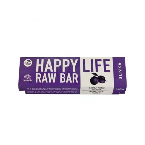 Vásároljon Bio happy life raw bar szilvás szelet 42g terméket - 464 Ft-ért