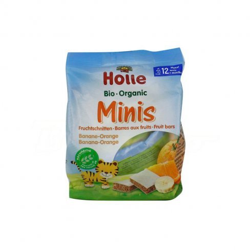 Vásároljon Bio holle gyümölcsszelet mini banán-narancs 8x12,5g terméket - 1.087 Ft-ért