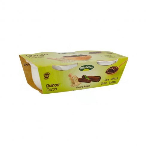 Vásároljon Bio naturgreen quinoa-kakaó desszert 2x125g terméket - 1.050 Ft-ért