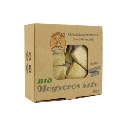Vásároljon Bio piszkei mogyorós szív keksz 150g terméket - 1.387 Ft-ért