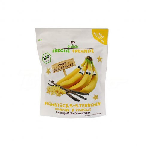 Vásároljon Bio reggeli müzli banán és vanília csillagok 125g terméket - 906 Ft-ért