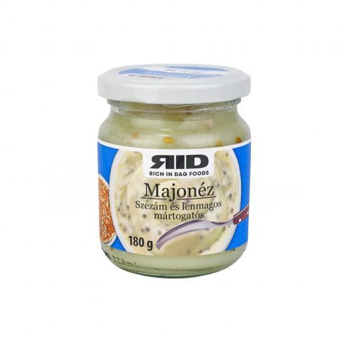 Vásároljon Bio rid majonéz szezám és lenmagos mártogatós 180g terméket - 861 Ft-ért