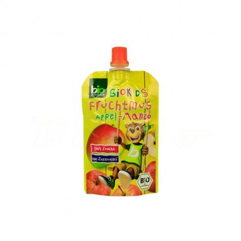 Vásároljon Bio-zentrale bio gyümölcs püré 100% alma-mangó 90g terméket - 585 Ft-ért