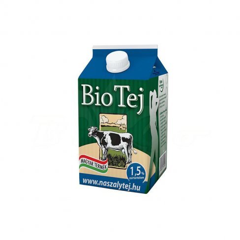 Vásároljon Bio zöldfarm tej 1.5% friss 500ml terméket - 270 Ft-ért