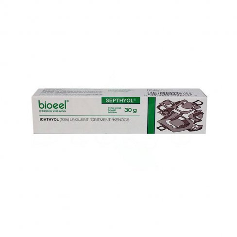 Vásároljon Bioeel septhyol (ichthyol 10%) kenőcs 30g terméket - 1.449 Ft-ért