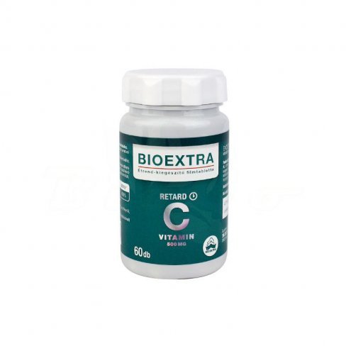 Vásároljon Bioextra c-vitamin 500mg retard étrendkieg filmtabletta 60db terméket - 1.711 Ft-ért