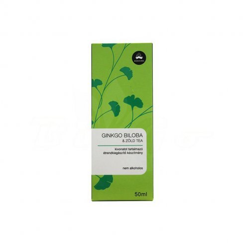 Vásároljon Bioextra ginkgo biloba + zöld tea kivonatot tartalmazó étrend kiegészítő 50ml terméket - 1.359 Ft-ért