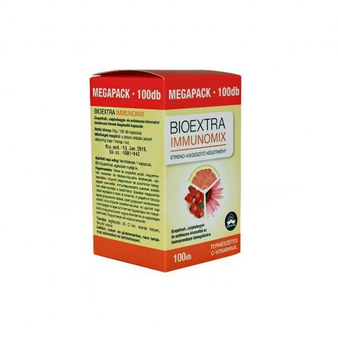 Vásároljon Bioextra immunomix kapszula megapack 100db terméket - 4.164 Ft-ért