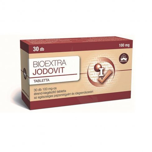 Vásároljon Bioextra jodovit tabletta 30db terméket - 1 Ft-ért