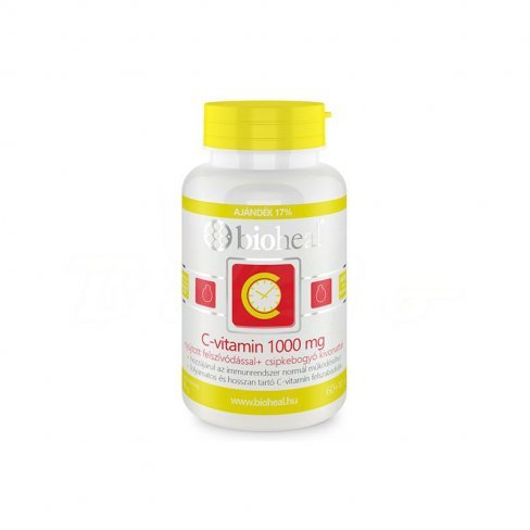 Vásároljon Bioheal csipkebogyós c-vitamin 1000mg nyújtott felszívódású 70db terméket - 2.385 Ft-ért