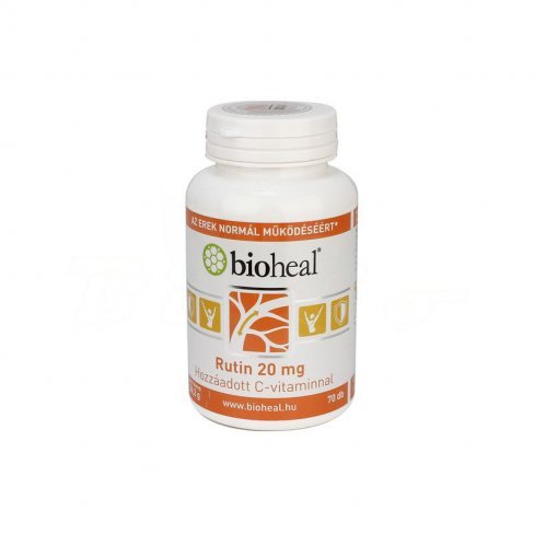 Vásároljon Bioheal rutin+ c-vitamin tabletta 70db terméket - 2.284 Ft-ért