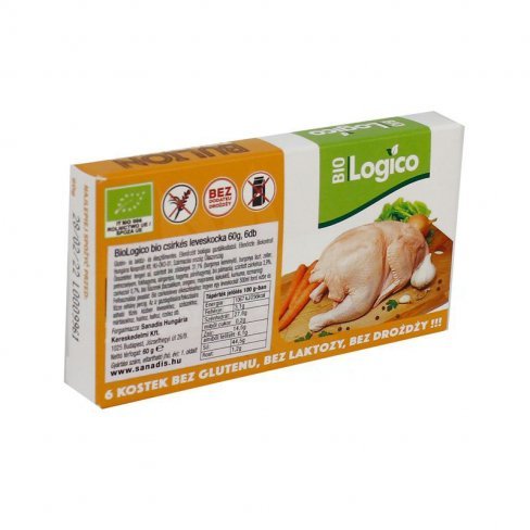 Vásároljon Biologico bio csirkés leveskocka 60g terméket - 786 Ft-ért
