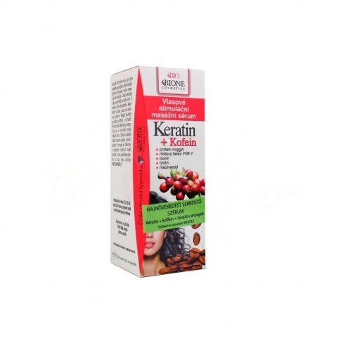 Vásároljon Bione keratin + koffein  hajnövekedést serkentő masszázs szérum 215ml terméket - 3.814 Ft-ért